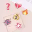 Kẹp tóc thả biểu cảm tức giận Heartbroken Acrylic Kẹp tóc bên ngộ nghĩnh Kẹp Dubill Clip Bangs Phụ kiện tóc mới
