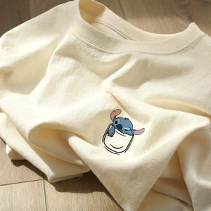 （Giao hàng 24h）Angela Áo Thun Nữ In Hình Thời Trang, Áo Thun Cotton Ngắn Tay In Hình