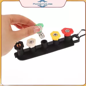 Bộ đầu rửa áp suất cao đa chức năng POWER với giá đỡ vòi phun 5 / 7 Đầu vòi phun 1 / 4 Inch Đầu nối Qui Phụ kiện DIY.