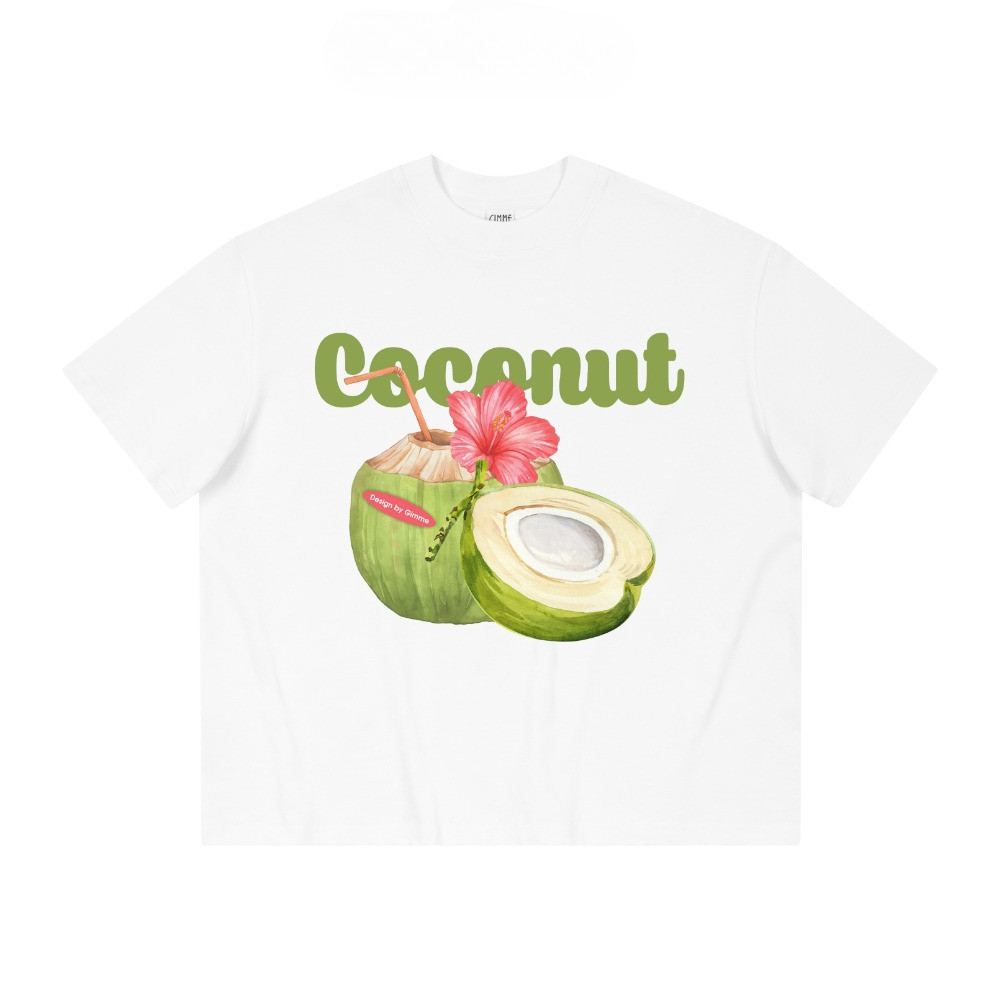 （Giao hàng 24h）Angela (Giao hàng 24 giờ) Áo Thun trái cây nhiệt đới MÙA HÈ - Premium Cotton 220gsm Unisex Local Brand