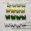 PNPIA- 10 Cái / lốc Hỗn Hợp Bướm Lampwork Hạt Kính Kính Hạt Để Trang Sức Làm Phát Hiện DIY Vòng Tay Bông Tai Kẹp Tóc Phụ Kiện