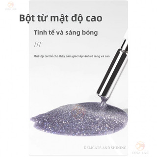 Làm Móng Tay Lấp Lánh Đa Năng Sứ Trắng Mắt Mèo Bột Gương Pha Lê Lấp Lánh Lấp Lánh Phù Hợp Với Trang Trí DIY Có Thể Phù Hợp Với Mọi Màu Sắc