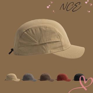 Mũ snapback NCE chống nắng, vành ngắn điều chỉnh được, chất liệu cotton thoáng khí cho nam nữ