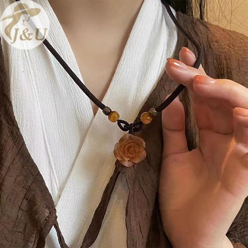 Dây Chuyền Phong Cách Trung Hoa Đính Hạt, Quà Tặng Sang Trọng