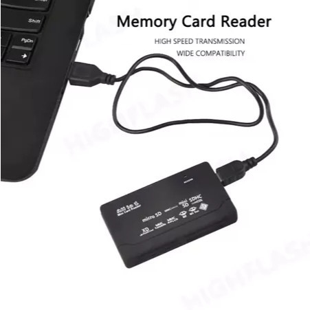 【24H】Thiết bị đọc đa dạng thẻ nhớ SD, Micro SD, XD, M2 - Kết nối thuận tiện qua cổng USB cho máy ảnh và thiết bị số