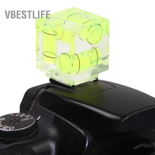 VBESTLIFE Cold Shoe Spirit Level Các phụ kiện máy ảnh khác Hình vuông ba chiều Bong bóng khí 3 trục cho kỹ thuật số