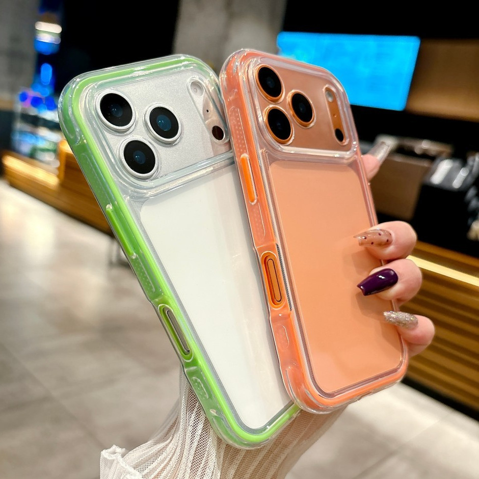 Ốp Điện Thoại Mềm Chống Rơi Độ Dày Cho iPhone 17 16 15 Pro PROMAX 17 Air Plus Chống Sốc Không Vàng