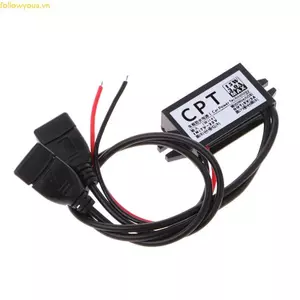 Fol DC-DC 12V sang 5V 3A 15W Bộ chuyển đổi nguồn ô tô Micro Mini USB Bộ điều chỉnh đầu ra Bộ chuyển đổi màn hình Led Bộ khuếch đại công suất