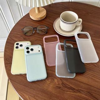 Ốp Điện Thoại Màu Kẹo Trong Suốt Silicon Mềm Chống Sốc Ốp Lưng Điện Thoại Cho iPhone 11 12 13 14 15 16 17 Pro Max 14 15 Plus