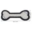 SMILE 6 Miếng Sắt Trên Miếng Dán, Miếng Dán Xương Chó 2.4x1.1 Inch Họa Tiết Xương Chó, Thiết Kế Dễ Thương Cotton DIY Miếng Dán Trang Trí Quần Áo