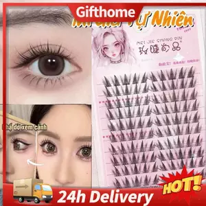 🚚【giao Hàng 24h】Lông mi giả tự nhiên dày 10 hàng / hộp Dài 11-13mm Lông mi mềm Trang điểm mắt tròn lớn