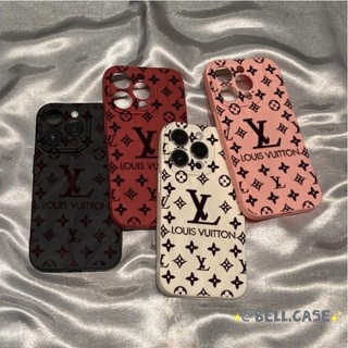 Dành Cho IPhone17161514131211ProMax X XR XS Max 7 8 Plus Thời trang Tide thương hiệu LV xếp li trường hợp điện thoại