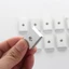 DAYBREAK 10 chiếc T-Slider, Hợp kim nhôm M8 Thread T-Slot Nut, Miter Track Slider Silver Sliding Nut Phụ kiện kênh vít