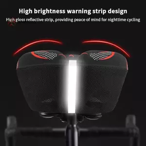 < WHPHous-t > Đệm ngồi xe đạp, Vỏ bọc yên xe đạp bằng Gel silicon dành cho nam nữ, Đệm mềm có thể điều chỉnh Đệm ngồi xe đạp đẹp