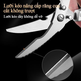 Kéo xương gà bằng thép không gỉ Kéo nhà bếp hạng nặng Máy cắt vảy cá gia cầm