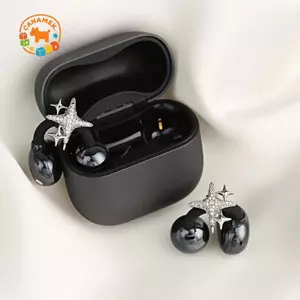 CANAMEK 1 Cặp Zirconia Kẹp Tai Tăng Cường Tương Thích Với Freeclip Tai Nghe Kẹp Trang Sức Thời Trang Thay Thế Cho Mọi lứa tuổi CSF