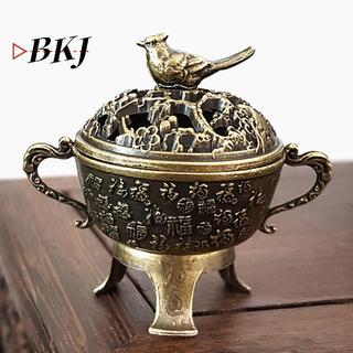 [KJ] Bát đốt hương sen bằng kim loại Magpie Luy - Trang trí nội thất thiền tập Yoga [Mới]