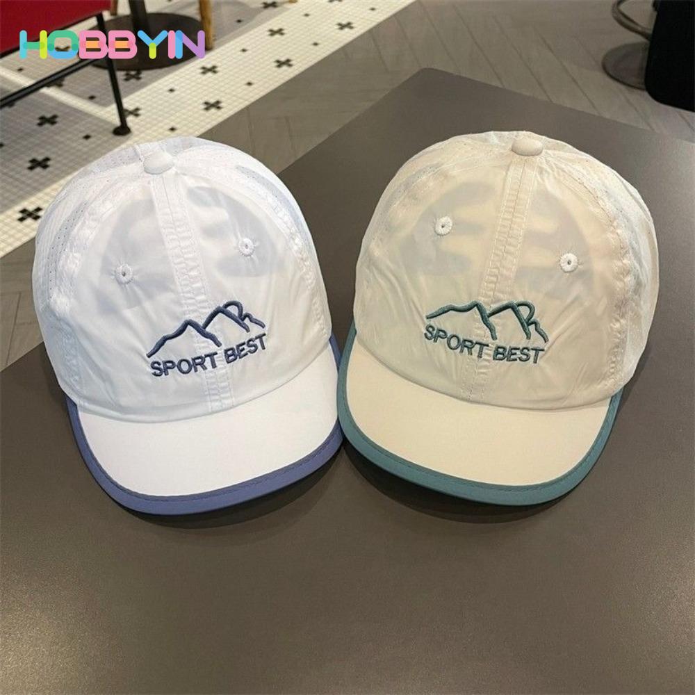 Mũ bóng chày trẻ em HOBBYIN, Mũ chống nắng có thể điều chỉnh chống nắng cho trẻ em, Mũ chống nắng khô nhanh thoáng khí Unisex Mùa hè