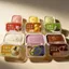 FUHUIOT Hộp Dính Bánh Squishy Đồ Chơi, Đồ Chơi Bóp Bánh Mì Mô Phỏng 3D Phục Hồi Chậm, Mới Lạ Hình Bánh Mì Mềm Handmade Squishy Fidget Đồ Chơi Giáo Dục