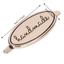 NICOLOO 8 Thẻ Handmade, Nhãn Kim Loại Thân Thiện Với Môi Trường Bền Đẹp, Trang Trí Nhiều Màu Sắc Có Sẵn Hình Bầu Dục Nhãn Thủ Công DIY