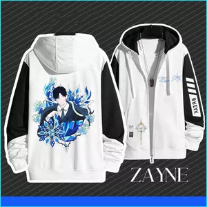 SY3 Tình Yêu Và deepspace Zayne Cosplay Áo Xanh Anime Quạt Thiết Kế Nghệ Thuật Túi Mềm Quà Tặng Áo Khoác YS3
