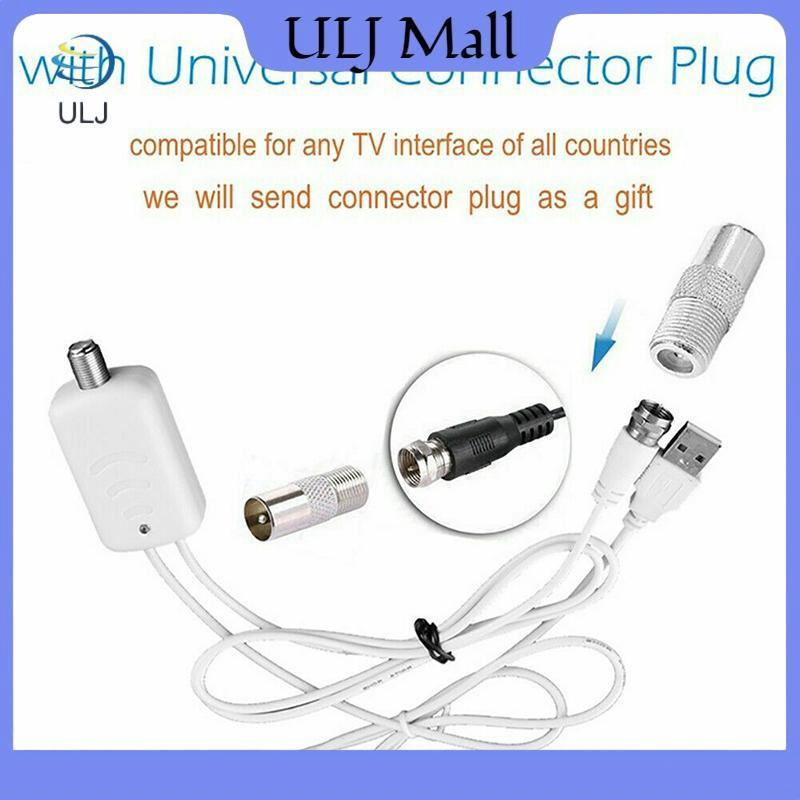 Ăng-ten HDTV phạm vi 5000 dặm ULJ Bộ khuếch đại tín hiệu trên không TV kỹ thuật số trong nhà 4K HD.