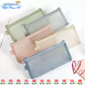 Túi đựng mỹ phẩm lưới EBINLANDS, Ví đựng tiền xu di động trong suốt, Lưới đa chức năng Trang điểm dung tích lớn