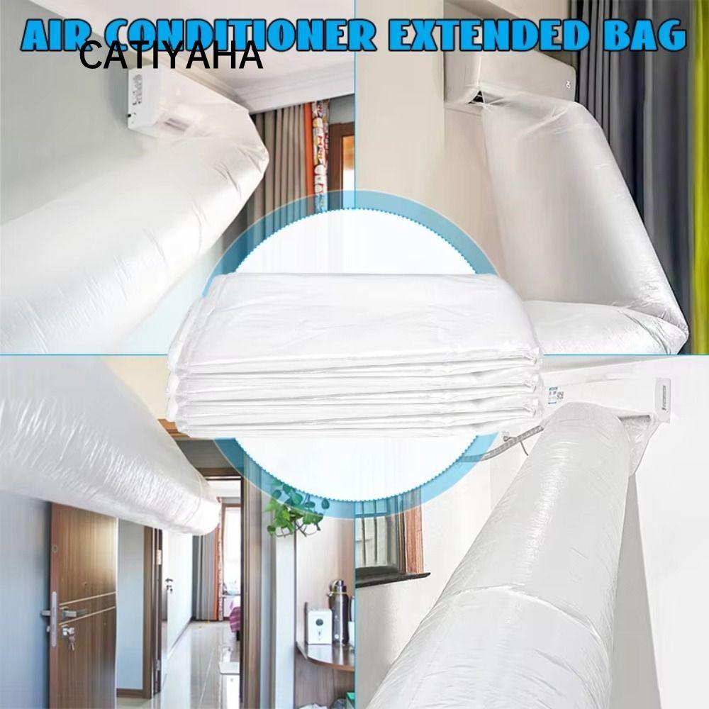 Túi mở rộng điều hòa CATIYAHA, Túi dẫn gió linh hoạt làm mát mùa hè, Túi dẫn nhiệt độ bằng nhựa 8 / 10 / 15 / 20M bền bỉ