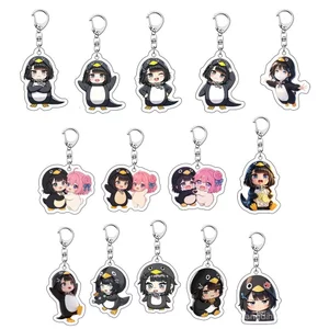 Arknights Endfield trò chơi ngoại vi chim cánh cụt cô gái cukoo gaga acrylic móc khóa túi mặt dây chuyền quà tặng sinh nhật