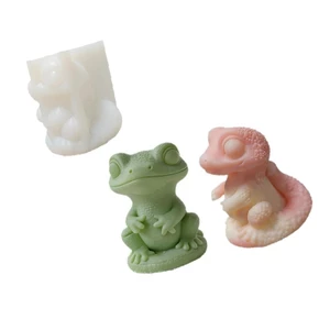 Khuôn silicon động vật 3D Lacerid Silicone cấp để đúc nhựa Xà phòng thủ công Làm điêu khắc bê tông