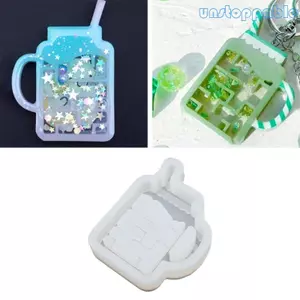 Unstop * Cốc uống nước đa năng Khuôn silicon cát lún cho đồ dùng dự tiệc và thủ công