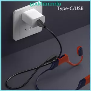 Dây sạc nhanh GODD Cáp nguồn từ tính cho tai nghe S710 màu đen