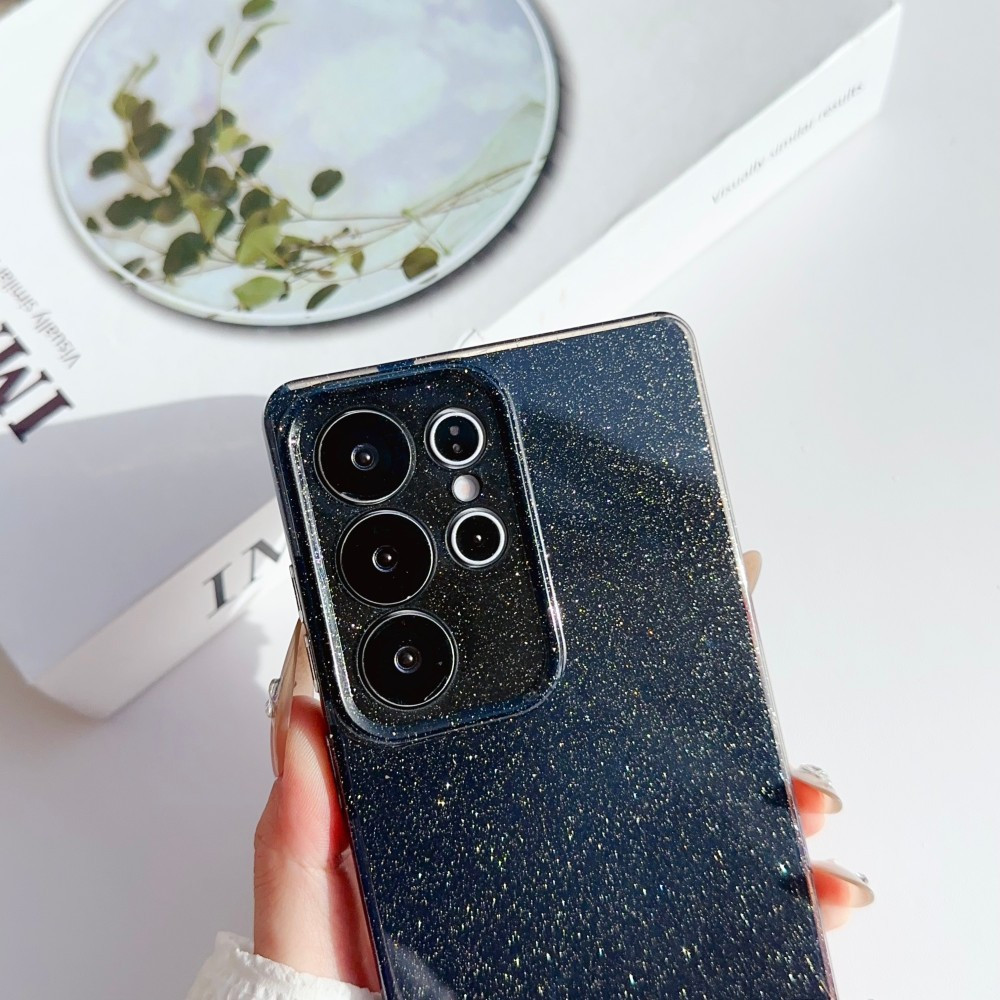 Ốp Điện Thoại Lấp Lánh Màu Kẹo Thời Trang Cho Samsung Galaxy S25 S24 S23 ULTRA PLUS TPU Mềm Chống Sốc Không Vàng