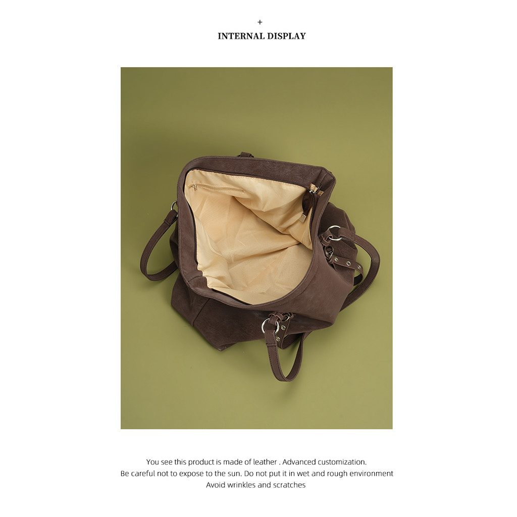 Auudre Casual Retro Túi Dung Tích Lớn Nữ Đi Làm Túi Tote Đeo Vai | BigBuy360 - bigbuy360.vn