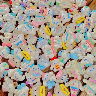 Set 10 sticker charm cinn ngẫu nhiên, charm 3d đá trang trí dép
