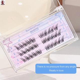 Lông mi giả 7-12mm Chiều dài hỗn hợp Dây nâng trong suốt Khối lượng tự nhiên Lông mi sợi đen cho bữa tiệc hàng ngày Chụp ảnh