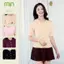 Áo Len Cộc Tay Nữ Mịn PL05 Khuy Vàng Cao Cấp Mềm Mịn Dáng Hàn Phong Cách Công Sở
