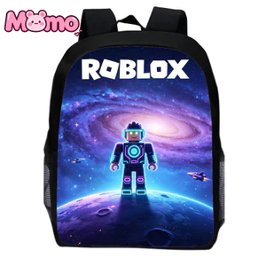 Ba lô trẻ em in họa tiết trò chơi ROBLOX Túi đi học trẻ em nhẹ hợp thời trang 12 inch