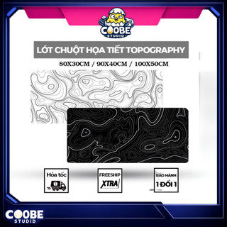 [Ship Nhanh] Lót chuột cỡ lớn họa tiết Typography đa dạng kích thước, Pad chuột gaming chống trơn trượt, CoobeStore