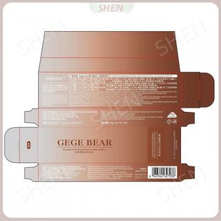 Gege bear Galaxy Gold Diamond Tricolor Phấn Mắt Phát Triển Màu Sắc Mịn Mịn Kim Cương Ánh Sáng Trang Điểm Cảm Giác Bột Không Bay