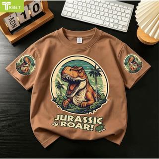 COD✅ (Hồ Chí Minh)Kids T Mall Áo phông tay ngắn In hình hoạt hình Áo Kiểu rộng và ấn tượng Trẻ em thời trang #VN54