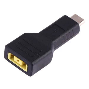 Sẵn sàng giao hàng Bộ chuyển đổi nguồn USB vuông lớn sang Type-C Nam cho Lenovo Thinkpad / ThinkBook / Xiaoxin