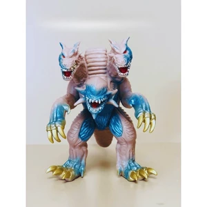 Quái vật cao su mềm Ba đầu Hell Dog Garubelos Rare Ultra Exotic Beast Model Model Model Play Hình Búp bê Chiều cao 14cm