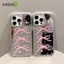 Ốp Điện Thoại Nơ Màu Hồng ins Style Cho Vivo T4 Pro Ultra Lite T4R T4X T3 Pro Lite T3X T2 Pro Z5i U3 5G 4G Vỏ Gương Mạ Đơn Giản Ngọt Ngào Chống Rơi Vỏ Mềm