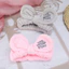 Flannel Phụ Kiện Tóc Rộng Dày Rửa Mặt Trang Điểm Băng Đô Thêu Đơn Giản Nơ Đầu Nữ 5.15 Z4GQ
