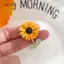 AqToCna Pha Lê Sang Trọng Hoa Hướng Dương Thổ Cẩm Chân Nữ Trang Sức Thời Trang Tình Bạn Tiệc Cưới Văn Phòng Áo Phụ Kiện Huy Hiệu AqToCna
