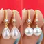 Trang Sức Cho Nữ Bông Tai Ngọc Trai Giọt Nước Cho Nữ Đỏ Trắng Tròn Ngọc Trai Hình Bầu Dục Bông Tai Cưới Đính Hôn Lễ Tình Nhân Quà Tặng Mới
