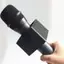 JCSYFAC 1 Micro Vuông Cờ Mic Trạm Cube Phỏng Vấn Vuông Hộp Đựng Phóng Viên Trang Trí Cờ Tin Tức Vuông Phụ Kiện Mới