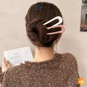 Nĩa Tóc Hình Chữ U Mới Phụ Kiện Tóc Mới Nhựa Tóc Sti Thiết Kế Sáng Tạo Dụng Cụ Tạo Kiểu Tóc Phụ Nữ Quà Tặng Mới