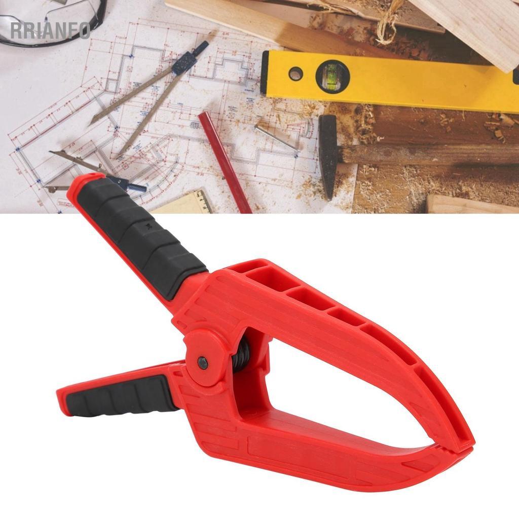 rrianfo Kẹp lò xo mũi phẳng dài cố định nylon, phụ kiện chế biến gỗ dùng dán bảo đảm, mở 2 inch 50MM